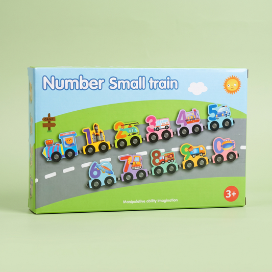 Digit Train with Shapes