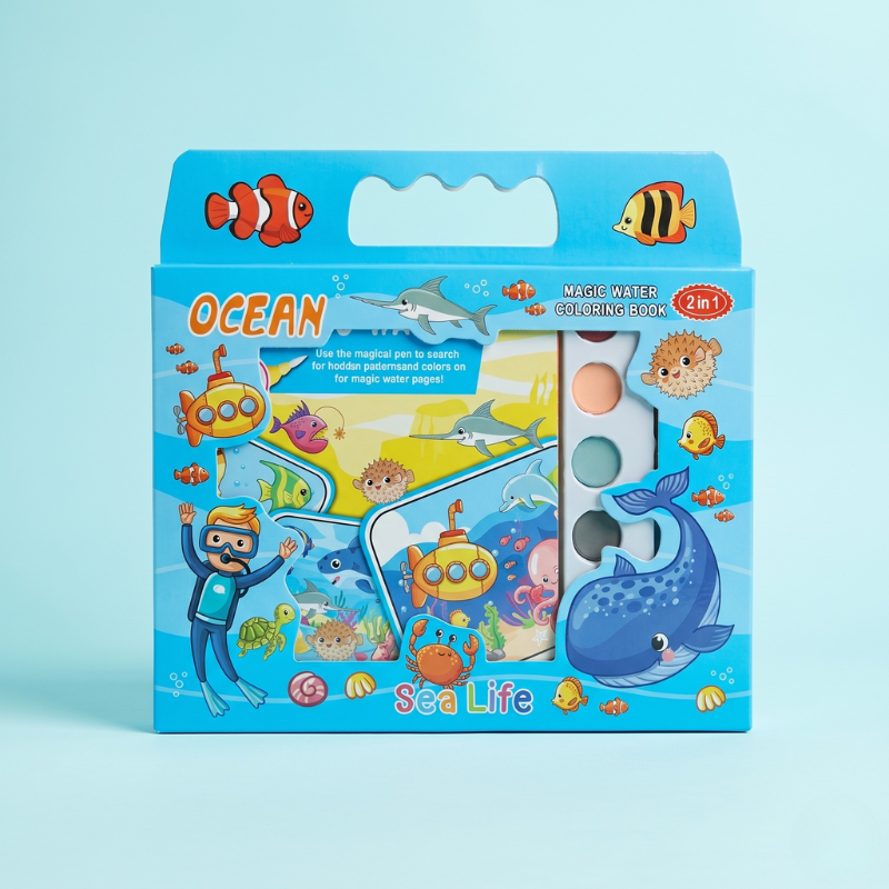 Magic Water Coloring Book