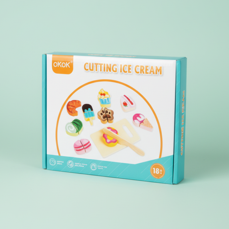 Wooden Dessert Cutting Set