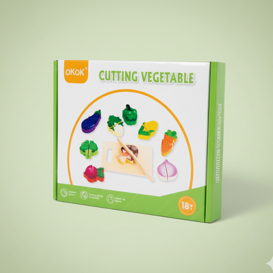 Wooden Vegetable Cutting Set