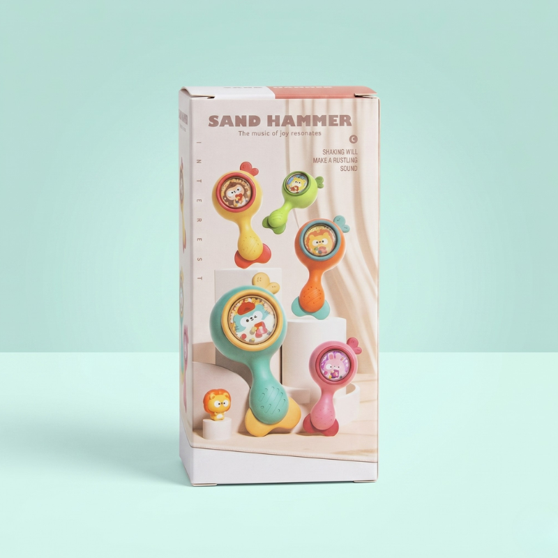 Baby Rattle Single (Sand)