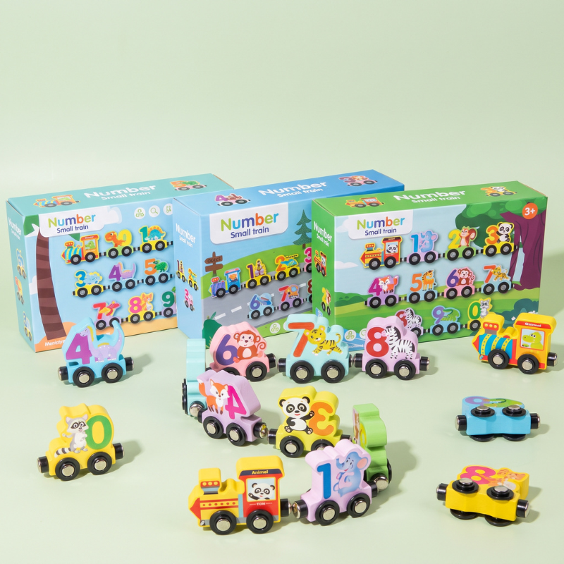 Digit Train with Shapes