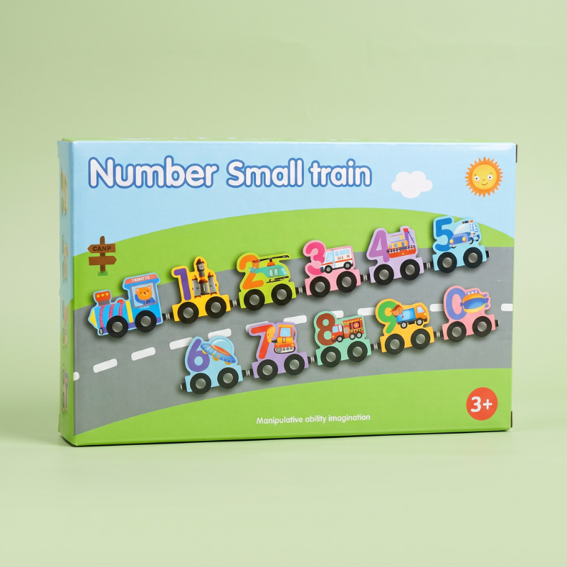 Digit Train with Shapes