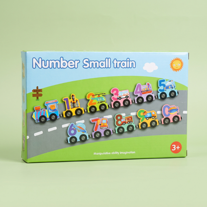 Digit Train with Shapes