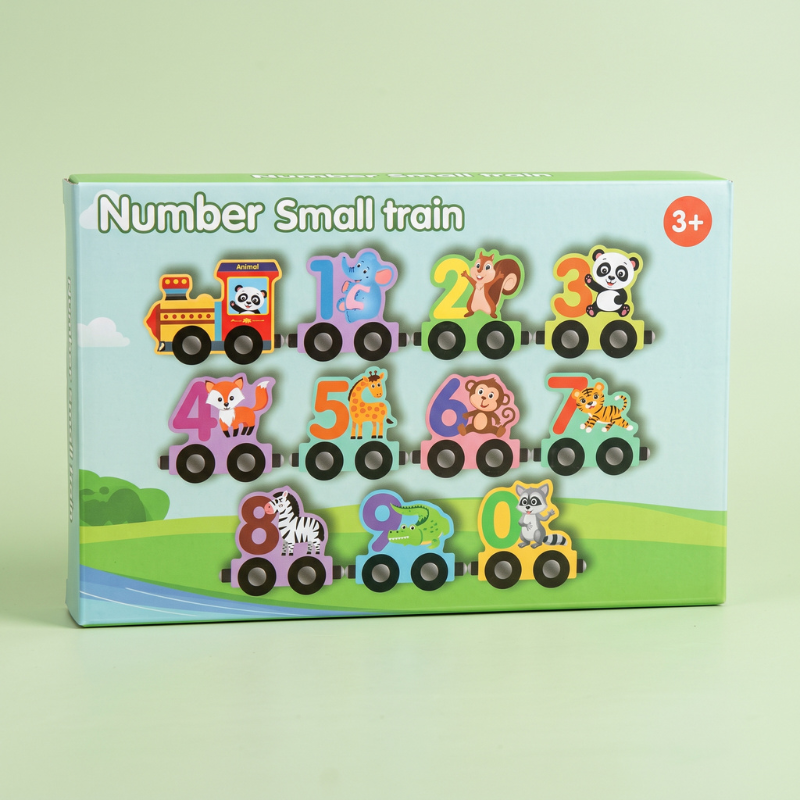 Digit Train with Shapes