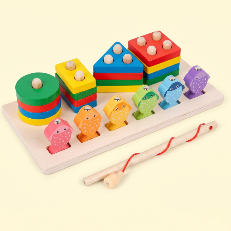 Fishing and Stacking Toy