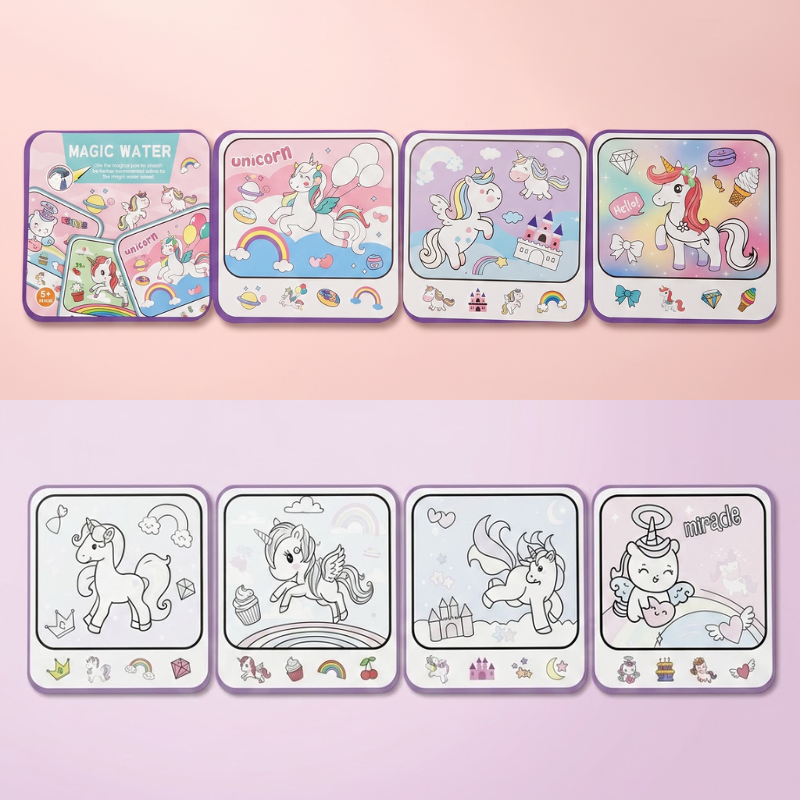 Magic Water Coloring Book