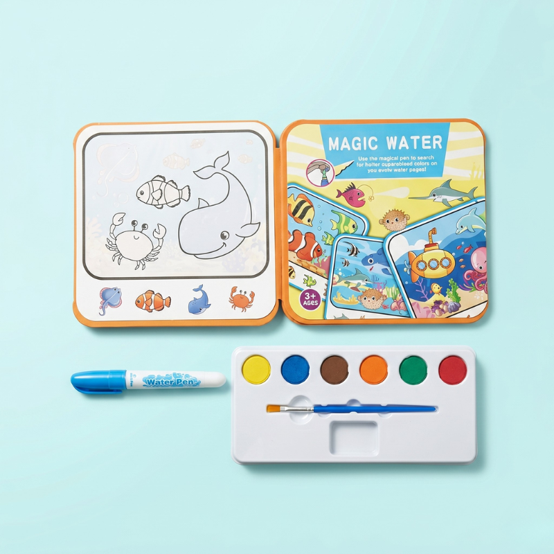 Magic Water Coloring Book