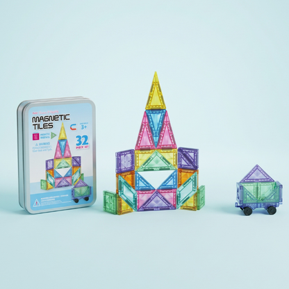 Magnetic Building Tiles (32 Pcs)