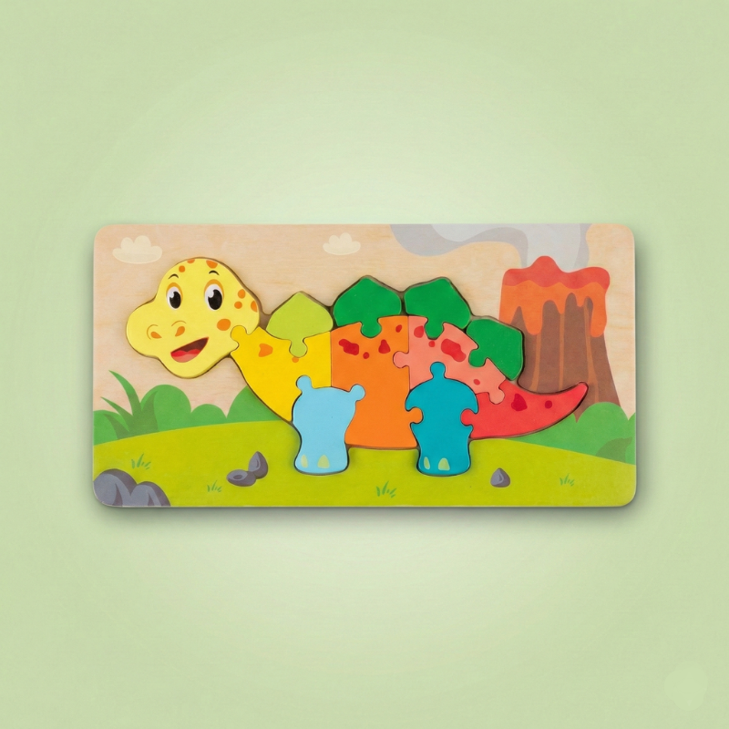 Wooden 3D Single Puzzle - Big