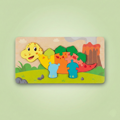 Wooden 3D Single Puzzle - Big