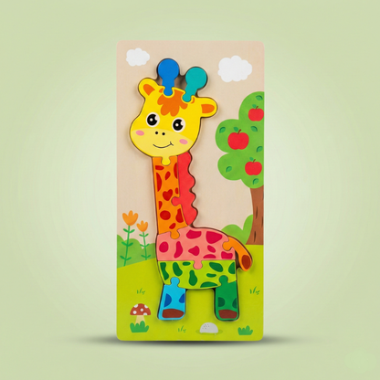 Wooden 3D Single Puzzle - Big