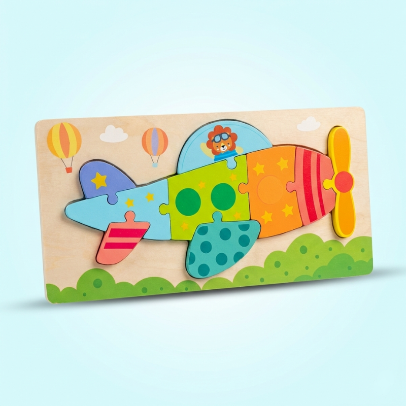 Wooden 3D Single Puzzle - Big