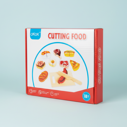 Wooden Food Cutting Set