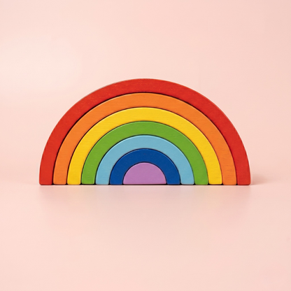 Wooden Rainbow Stacker