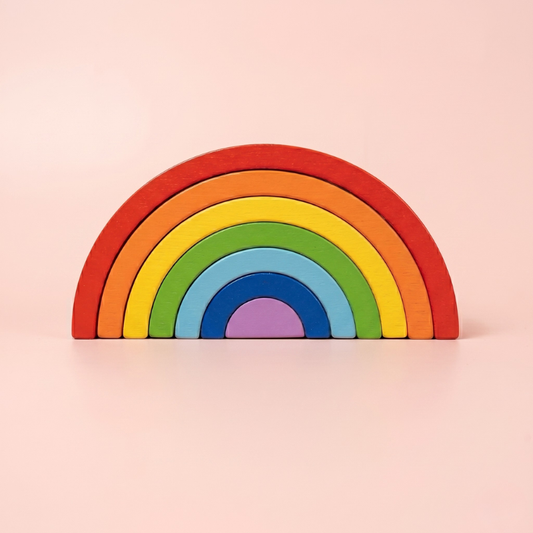 Wooden Rainbow Stacker