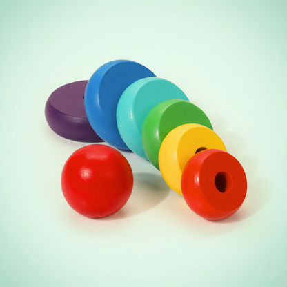 Wooden Rainbow Tower