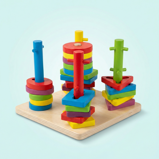 Wooden Shape Sorter (5 Column)