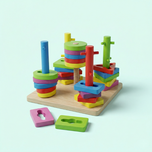 Wooden Shape Sorter (5 Column)