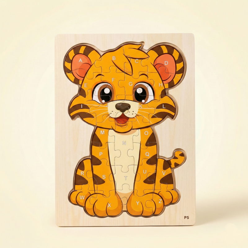 Wooden Single Puzzle - Big