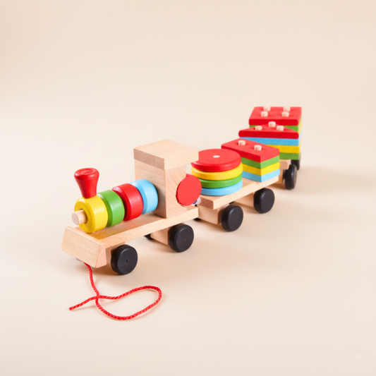 Wooden Stacking Train