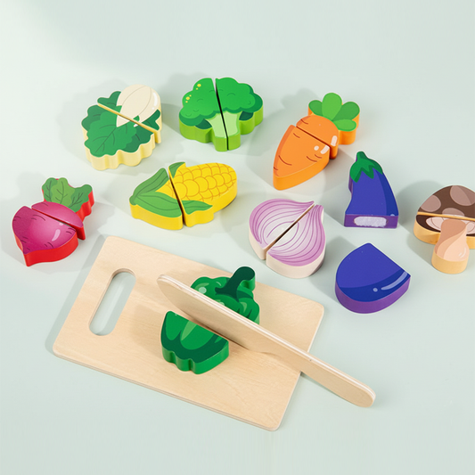 Wooden Vegetable Cutting Set