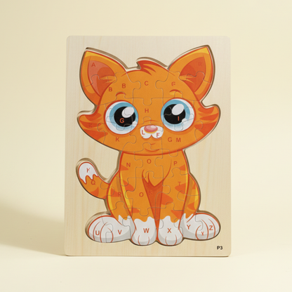 Wooden Single Puzzle - Big