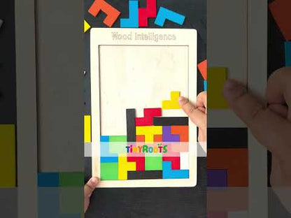 Wooden Tetris Puzzle
